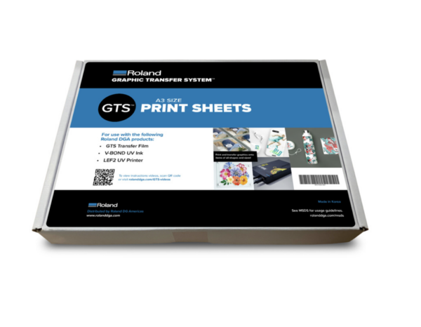 Roland GTS Print Sheets (25 or 100 sheets)